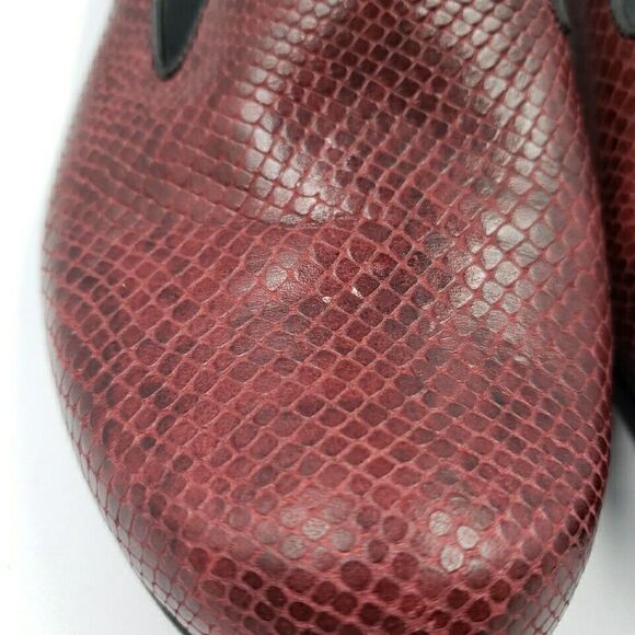 Dansko Womens Loafer Shoes Olivia Faux Snakeskin Leather Slip-On Loafer Size 38 - Picture 12 of 16